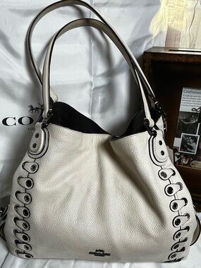 Coach Edie 31 Shoulder Bag w/ Link Detail